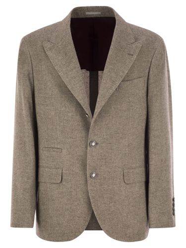 Single-breasted Yack Blazer - Brunello Cucinelli - Modalova