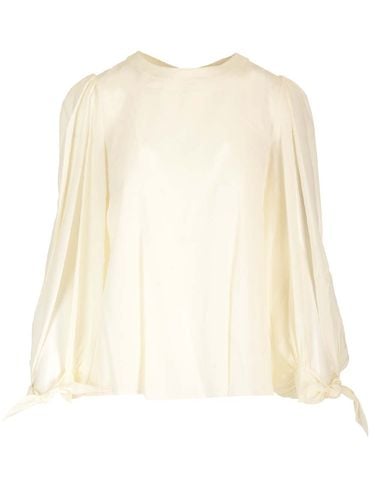 Crêpe De Chine Top With Knotted Detail - Chloé - Modalova