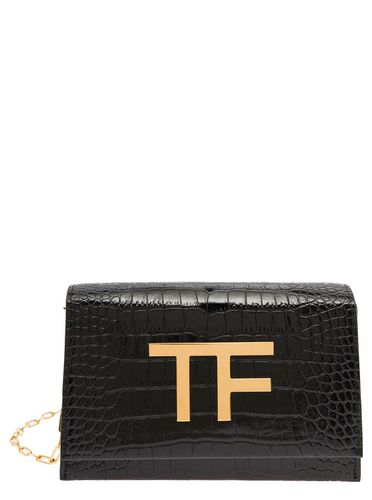 Shoulder Bag With Tf Logo Detail In Coco Leather Woman - Tom Ford - Modalova