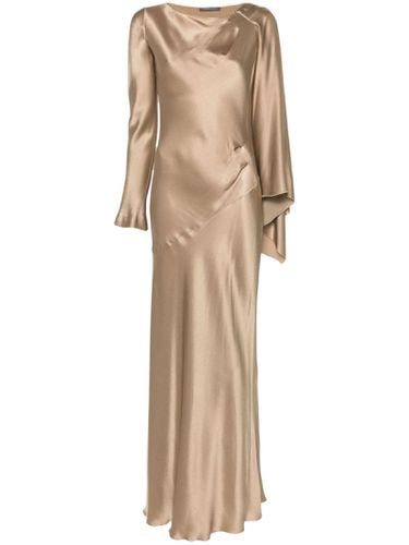 Satin Maxi Dress - Alberta Ferretti - Modalova