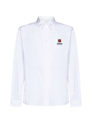 Button-down Collar Cotton Shirt - Kenzo - Modalova