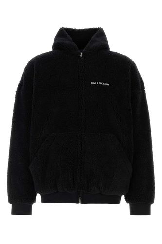 Balenciaga Black Teddy Sweatshirt - Balenciaga - Modalova