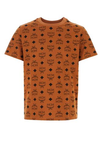 MCM Printed Cotton T-shirt - MCM - Modalova