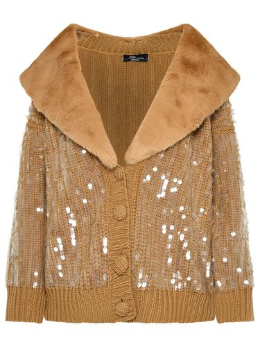 Sequin Embellished Cardigan - Blumarine - Modalova