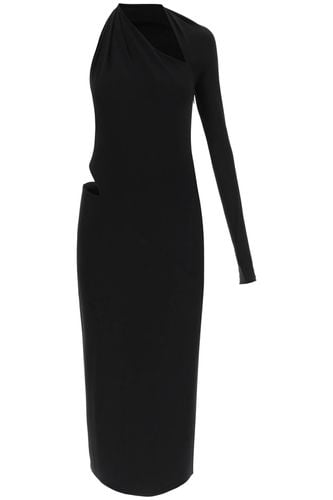 Versace Cut Out Jersey Dress - Versace - Modalova