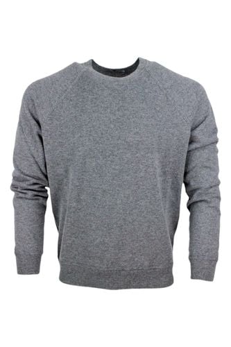 Long-sleeved Crewneck Sweater Cashmere - Malo - Modalova