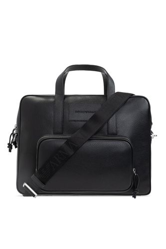 Emporio Armani Briefcase With Logo - Emporio Armani - Modalova