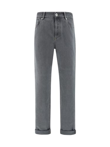 Five-pocket Denim Trousers - Brunello Cucinelli - Modalova