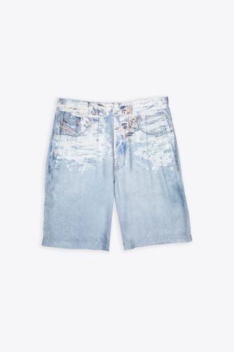 P-alston-short Denim trompe loeil printed viscose short - P Alston short - Diesel - Modalova