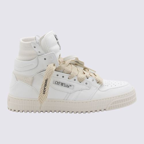 Off- Leather Out Of Office High Top Sneakers - Off-White - Modalova