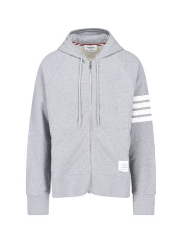 Bar Oversized Zip Sweatshirt - Thom Browne - Modalova