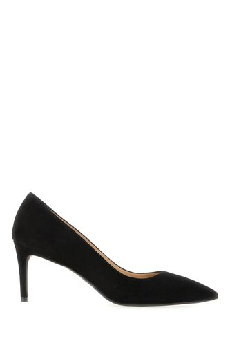 Black Suede Leather Linsi 75 Pumps - Stuart Weitzman - Modalova