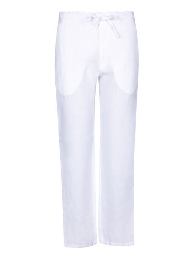 Linen Drawstring Trousers - 120% Lino - Modalova