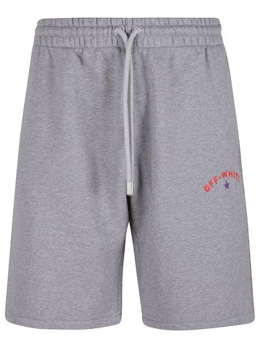 Logo Printed Drawstring Shorts - Off-White - Modalova