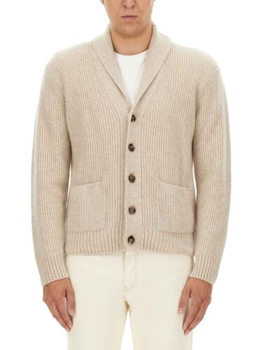 Brushed Shawl Collar Knitted Cardigan - Tom Ford - Modalova