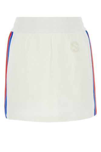 Gucci White Jersey Mini Skirt - Gucci - Modalova