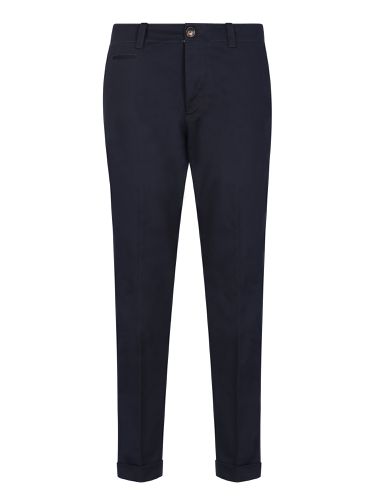 Teal Buckle Detail Trousers - PT Torino - Modalova