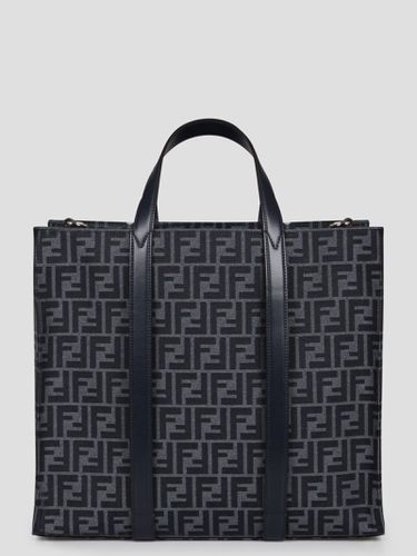 Fendi Ff Jacquard Top Handle Bag - Fendi - Modalova