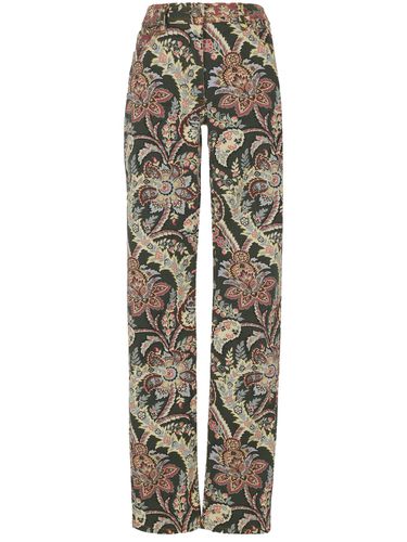 Paisley Printed Straight Leg Pants - Etro - Modalova