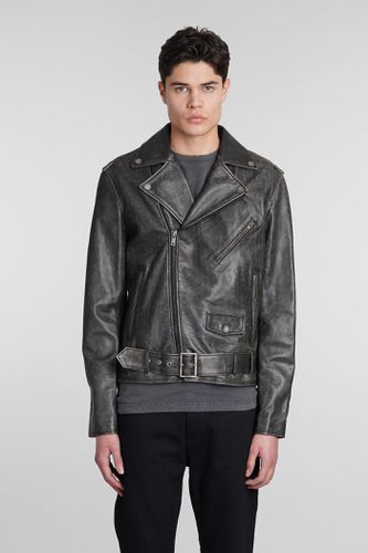 Leather Jacket In Leather - Golden Goose - Modalova