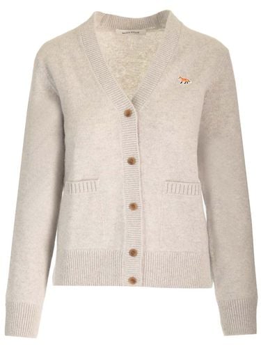 Maison Kitsuné Wool Knit Cardigan - Maison Kitsuné - Modalova