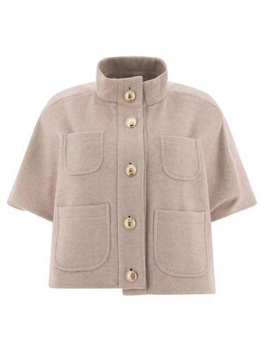 Buttoned Short-sleeved Coat - Max Mara - Modalova