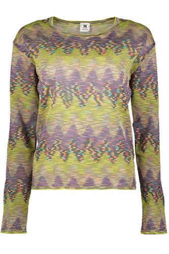 Long Sleeve Crew-neck Sweater - M Missoni - Modalova