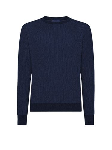 Crewneck Sweater With English Rib - Seventy - Modalova