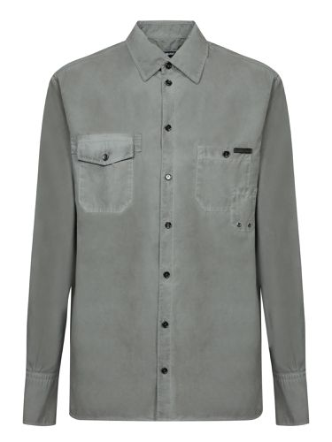 Garment Dyed Shirt - Dolce & Gabbana - Modalova