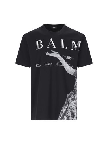 Balmain Printed T-shirt - Balmain - Modalova