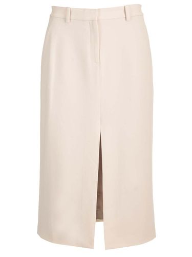 Theory Beige Midi Skirt - Theory - Modalova