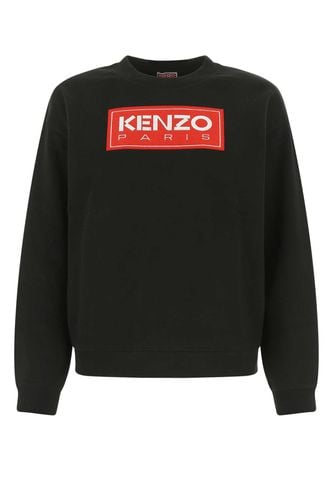 Black Cotton Oversize Sweatshirt - Kenzo - Modalova