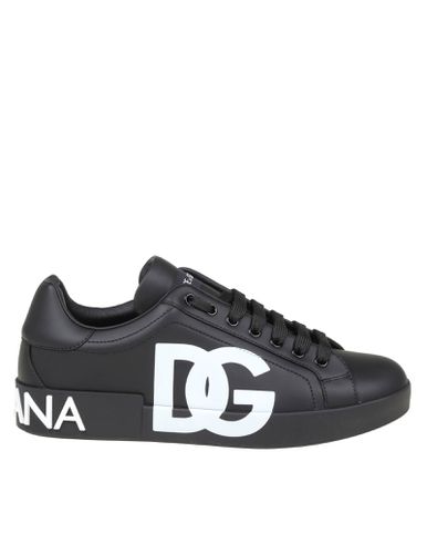 Portofino Sneakers In Leather - Dolce & Gabbana - Modalova