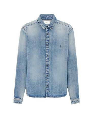 Saint Laurent Denim Shirt - Saint Laurent - Modalova