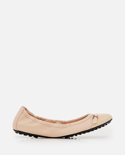 Tod's Ballerina Leather Flat - Tod's - Modalova