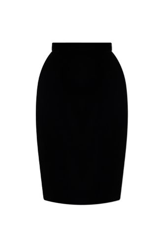 Velvet Mini Pencil Skirt - Saint Laurent - Modalova