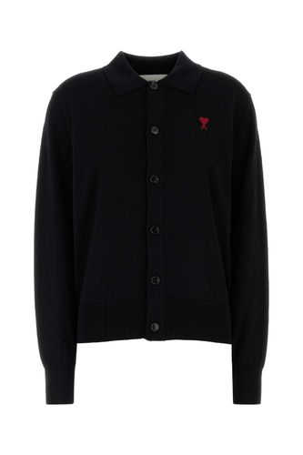 Wool Cardigan - Ami Alexandre Mattiussi - Modalova