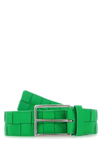 Bottega Veneta Green Leather Belt - Bottega Veneta - Modalova