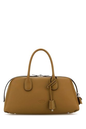 Khaki Leather Medium Darsena Handbag - Tod's - Modalova