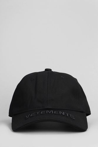 VETEMENTS Hats In Black Cotton - VETEMENTS - Modalova