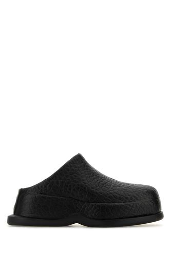 Leather Wave Slippers - Alexander McQueen - Modalova