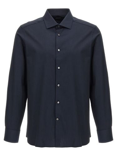 Zegna Poplin Shirt - Zegna - Modalova