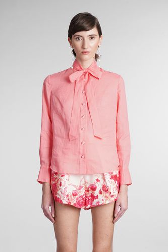 Zimmermann Shirt In Rose-pink Ramie - Zimmermann - Modalova