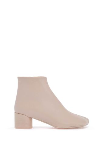 Leather Ankle Boots - MM6 Maison Margiela - Modalova