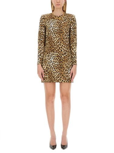 Moschino Dress With Animal Pattern - Moschino - Modalova