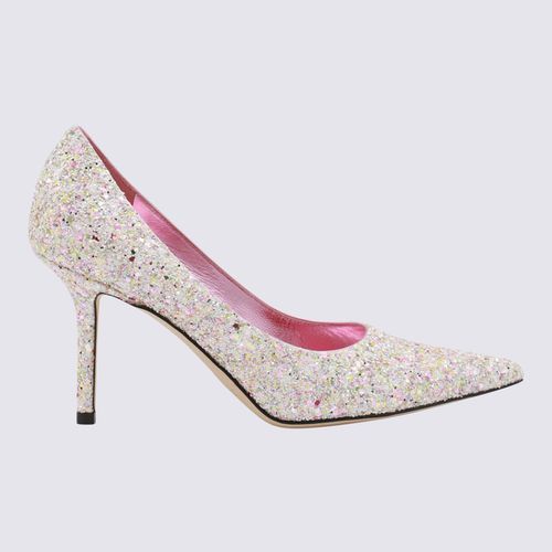 Silver Leather Love 85 Pumps - Jimmy Choo - Modalova