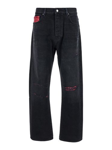 Bandana Repair Straight Jean (34 Inseam) - AMIRI - Modalova