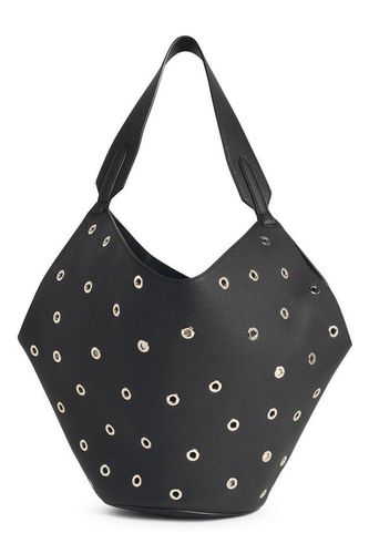 Small Lotus Eyelet Detailed Tote Bag - Khaite - Modalova