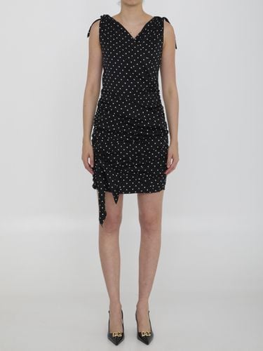 Midi Dress With Polka-dot Print - Dolce & Gabbana - Modalova