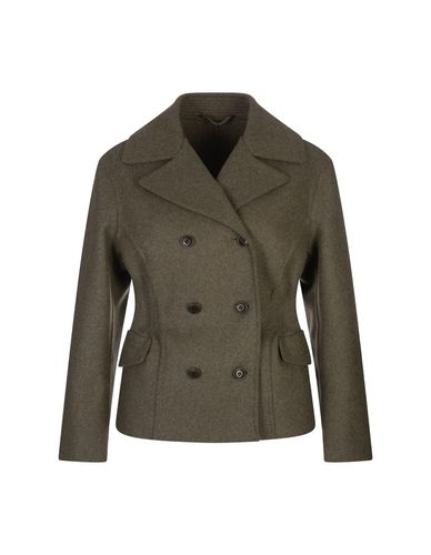 Wool Double-breasted Short Coat - Ermanno Scervino - Modalova